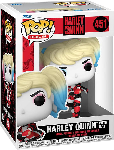 POP DC HARLEY QUINN HARLEY QUINN WITH BAT 451 (usagé)