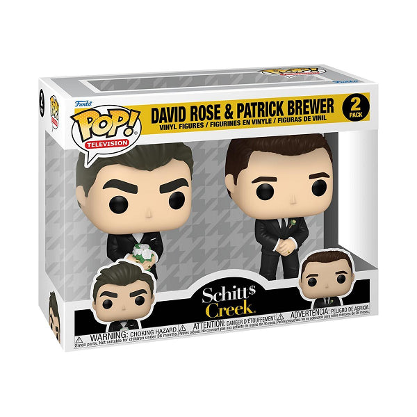 POP SCHITT'S CREEK DAVID ROSE & PATRICK BREWER 2 PACK