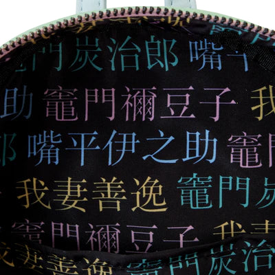 LOUNGEFLY DEMON SALYER GROUP BACKPACK (usagé)