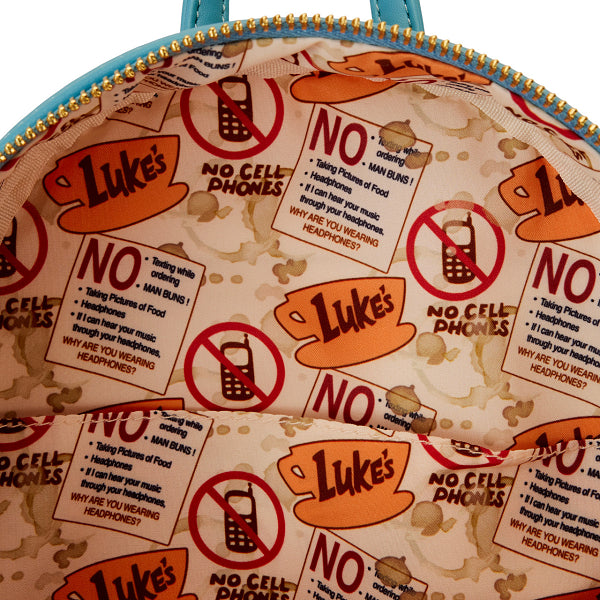 LOUNGEFLY GILMORE GIRLS LUKES DINER BACKPACK