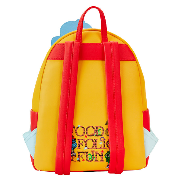 LOUNGEFLY MCDONALDS TRIPLE POCKET FRY GUYS BACKPACK