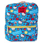 LOUNGEFLY HELLO KITTY 50TH ANNIVERSARY NYLON BACKPACK