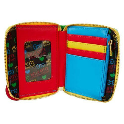 LOUNGEFLY HELLO KITTY 50TH ANNIVERSARY WALLET (usagé)