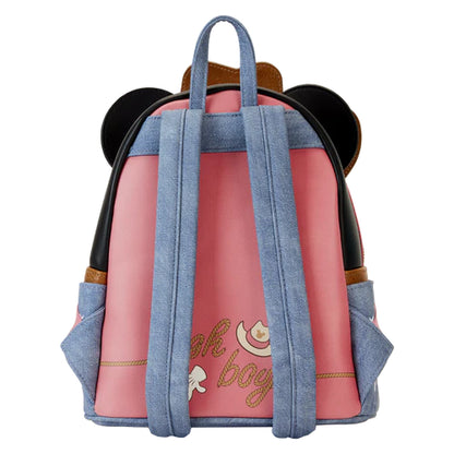 LOUNGEFLY DISNEY MICKEY WESTERN BACKPACK (usagé)