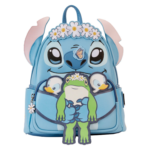 LOUNGEFLY DISNEY STITCH SPRINGTIME BACKPACK (usagé)