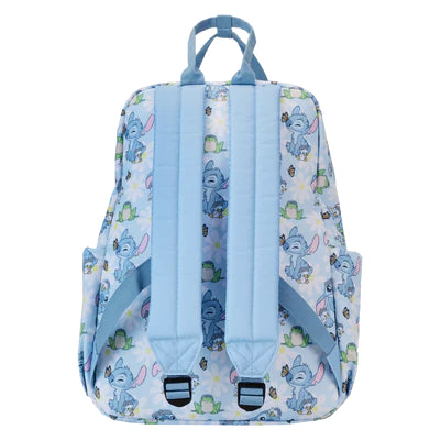 LOUNGEFLY DISNEY STITCH SPRINGTIME NYLON BACKPACK (usagé)