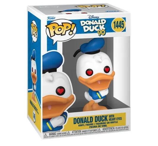 FUNKO POP 90TH ANNIVERSARY DONALD DUCK WITH HEART EYES 1445
