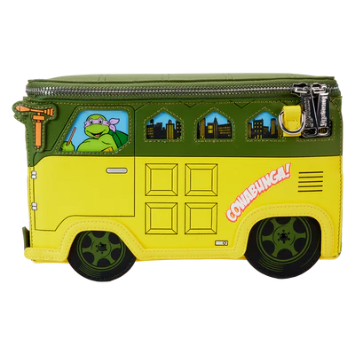 LOUNGEFLY TMNT 40TH ANNIVERSARY PARTY WAGON CROSSBODY BAG (usagé)