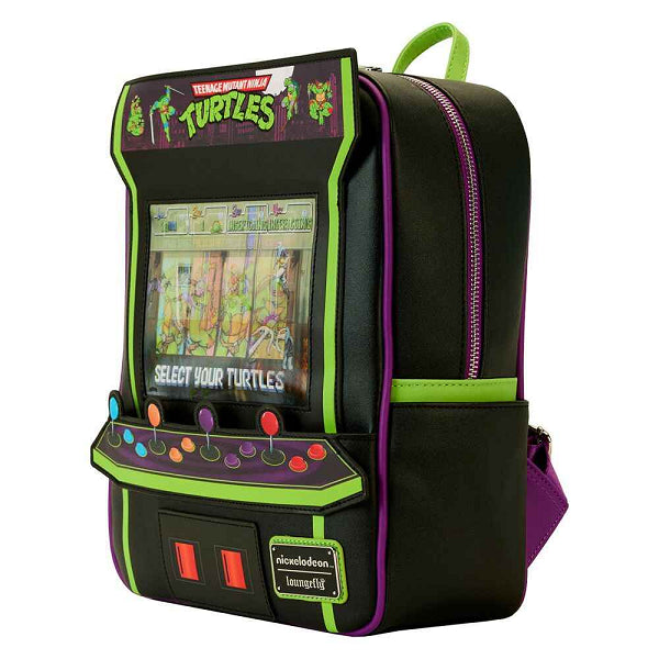 LOUNGEFLY TMNT 40TH ANNIVERSARY ARCADE BACKPACK (usagé)
