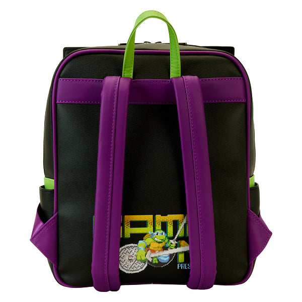 LOUNGEFLY TMNT 40TH ANNIVERSARY ARCADE BACKPACK (usagé)