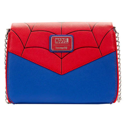 LOUNGEFLY MARVEL SPIDER-MAN COLOR BLOCK CROSSBODY BAG (usagé)
