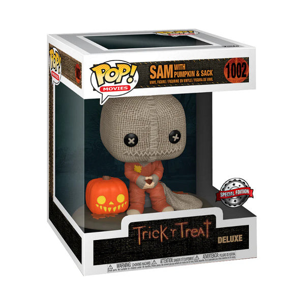 POP TRICK 'R TREAT DELUXE SAM WITH PUMPKIN & SACK 1002 (usagé)
