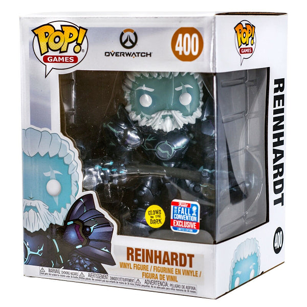 POP OVERWATCH REINHARDT 400 GLOWS IN THE DARK (usagé)