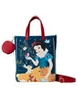 LOUNGEFLY DISNEY SNOW WHITE QUILT VELVET TOTE BAG (usagé)