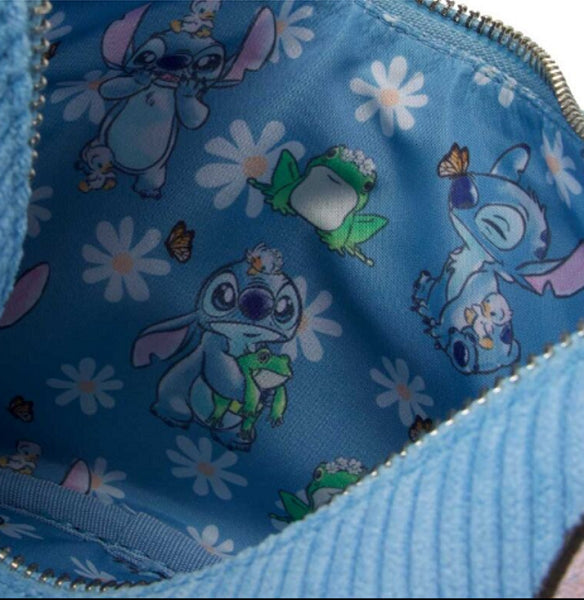 LOUNGEFLY DISNEY STITCH SPRINGTIME CROSSBODY BAG (usagé)