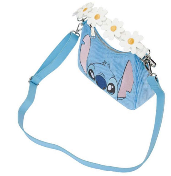 LOUNGEFLY DISNEY STITCH SPRINGTIME CROSSBODY BAG (usagé)
