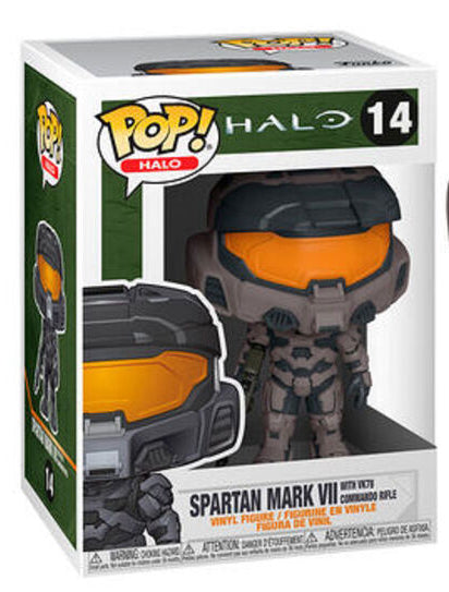 POP HALO SPARTAN MARK VII WITH VK78 COMMADO RIFLE 14 (usagé)