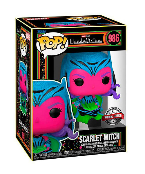 POP WANDA VISION SCARLET WITCH 986 BLACK LIGHT