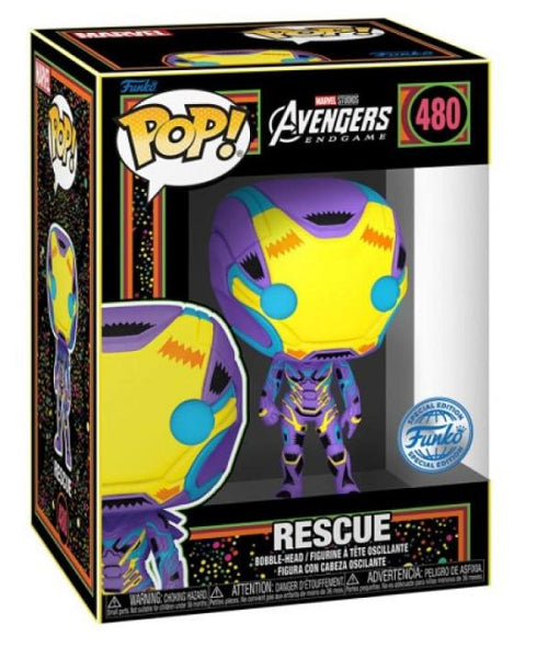 POP AVENGERS ENDGAME RESCUE 480 BLACK LIGHT