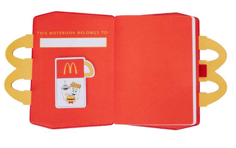 LOUNGEFLY MCDONALDS HAPPY MEAL LUNCHBOX NOTEBOOK (usagé)
