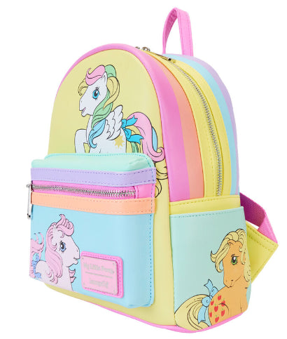 LOUNGEFLY MY LITTLE PONY CLASSIC COLOR BLOCK BACKPACK (usagé)