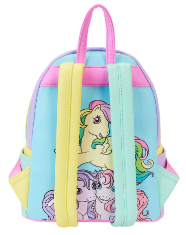 LOUNGEFLY MY LITTLE PONY CLASSIC COLOR BLOCK BACKPACK (usagé)