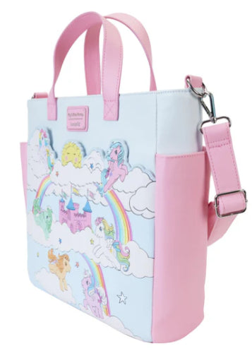 LOUNGEFLY MY LITTLE PONY SKY CONVERTIBLE TOTE BAG