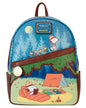 LOUNGEFLY PEANUTS BEAGLE SCOUTS 50TH ANNIVERSARY BACKPACK (usagé)