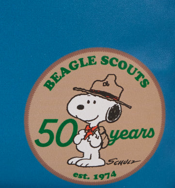 LOUNGEFLY PEANUTS BEAGLE SCOUTS 50TH ANNIVERSARY BACKPACK (usagé)
