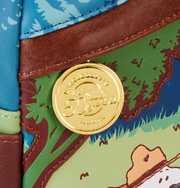 LOUNGEFLY PEANUTS BEAGLE SCOUTS 50TH ANNIVERSARY BACKPACK (usagé)