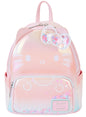 LOUNGEFLY SANRIO HELLO KITTY 50TH CLEAR & CUTE BACKPACK (usagé)