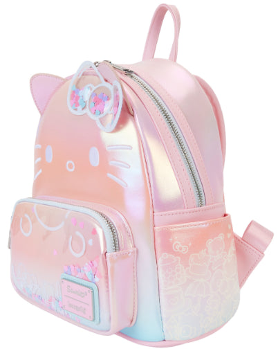 LOUNGEFLY SANRIO HELLO KITTY 50TH CLEAR & CUTE BACKPACK (usagé)