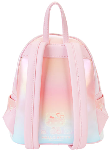 LOUNGEFLY SANRIO HELLO KITTY 50TH CLEAR & CUTE BACKPACK (usagé)