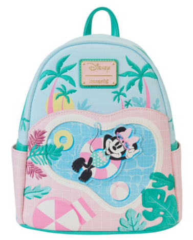 LOUNGEFLY DISNEY MINNIE MOUSE VACATION BACKPACK (usagé)