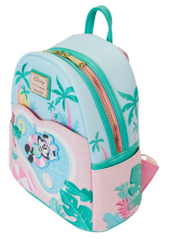 LOUNGEFLY DISNEY MINNIE MOUSE VACATION BACKPACK (usagé)