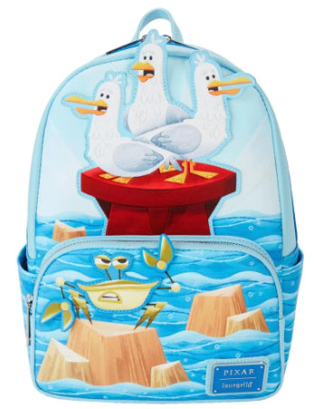 LOUNGEFLY DISNEY FINDING NEMO MINE SEAGUL BACKPACK