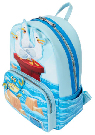 LOUNGEFLY DISNEY FINDING NEMO MINE SEAGUL BACKPACK