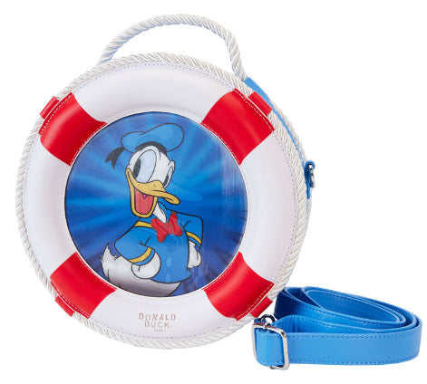 LOUNGEFLY DISNEY DONALD DUCK 90TH ANNIVERSARY CROSSBODY (usagé)