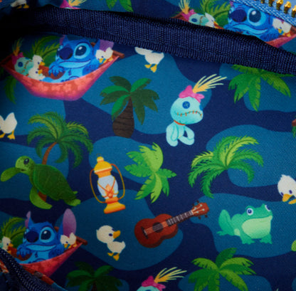 LOUNGEFLY DISNEY STITCH CAMPING CROSSBUDDIES BAG (usagé)