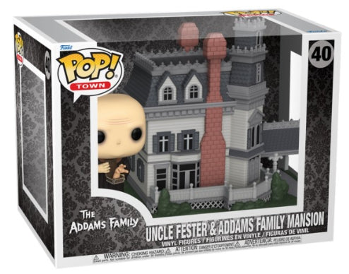 POP THE ADDAMS FAMILY TOWN UNCLE FESTER & ADDAMS FAMILY MANSION 40 (usagé)