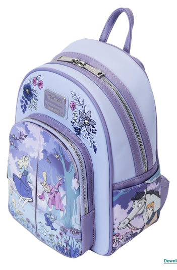 LOUNGEFLY DISNEY SLEEPING BEAUTY 65TH ANNIVERSARY BACKPACK (usagé)