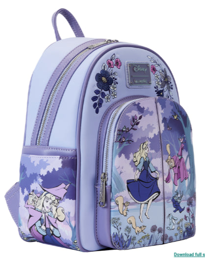 LOUNGEFLY DISNEY SLEEPING BEAUTY 65TH ANNIVERSARY BACKPACK (usagé)