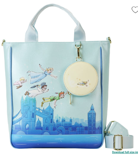 LOUNGEFLY DISNEY PETER PAN YOU CAN FLY TOTE BAG (usagé)