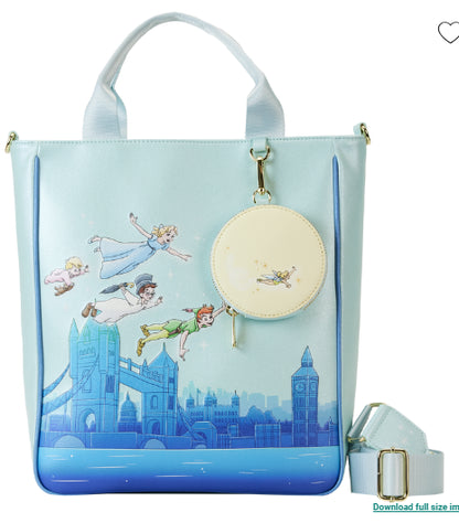 LOUNGEFLY DISNEY PETER PAN YOU CAN FLY TOTE BAG (usagé)