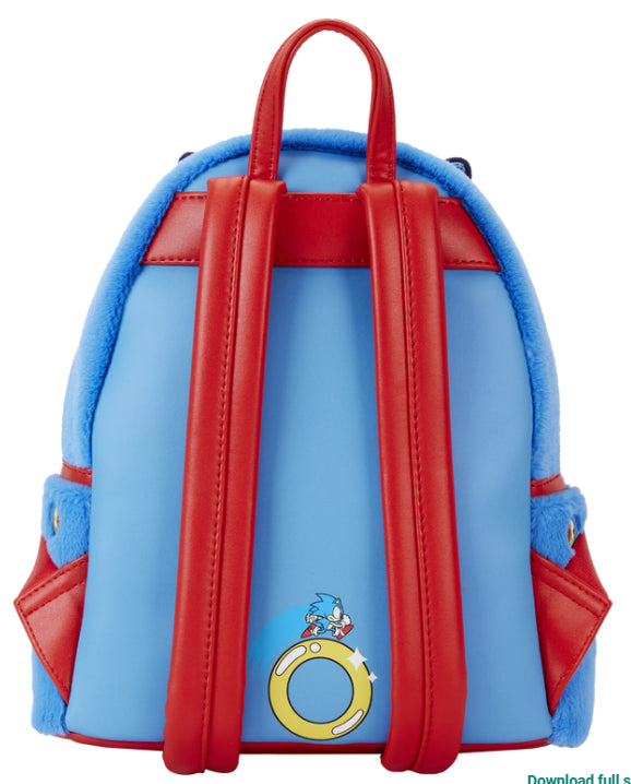 LOUNGEFLY SEGA SONIC COSPLAY BACKPACK (usagé)
