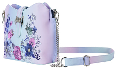 LOUNGEFLY DISNEY SLEEPING BEAUTY 65TH ANNIVERSARY CROSSBODY