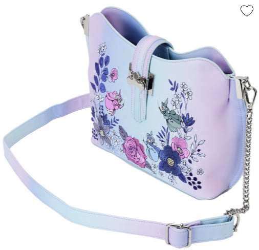 LOUNGEFLY DISNEY SLEEPING BEAUTY 65TH ANNIVERSARY CROSSBODY