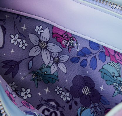 LOUNGEFLY DISNEY SLEEPING BEAUTY 65TH ANNIVERSARY CROSSBODY