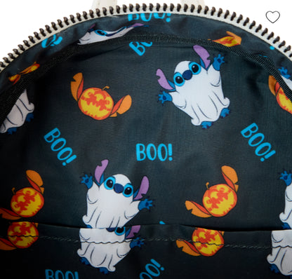 LOUNGEFLY DISNEY STITCH GHOST COSPLAY BACKPACK (usagé)