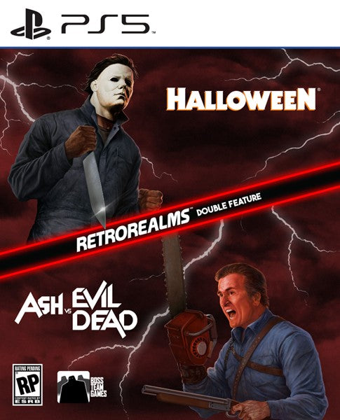 HALLOWEEN AND ASH VS EVIL DEAD RETROREALMS DOUBLE FEATURE + STEELBOOK (usagé)